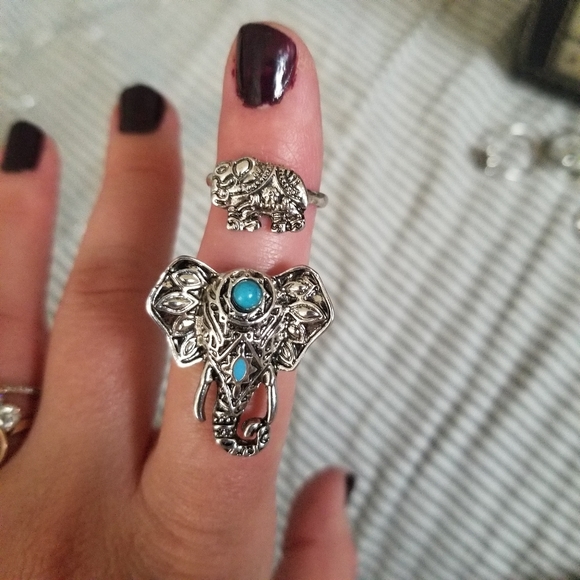 5 boutique boho rings - Picture 5 of 5